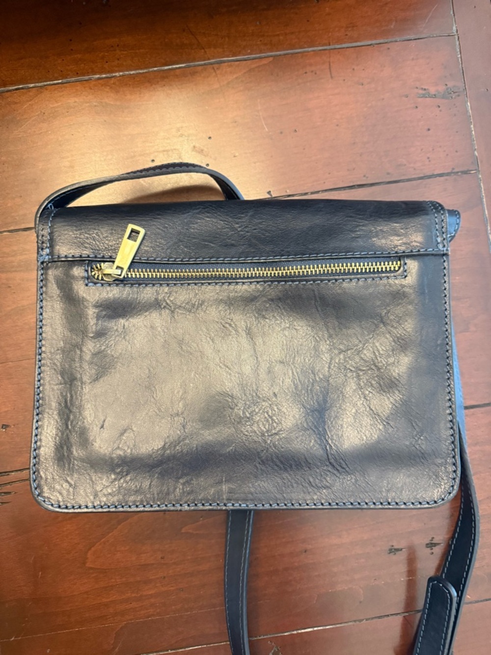 Vera Pelle genuine leather crossbody made in Italy - Picture 15 of 16